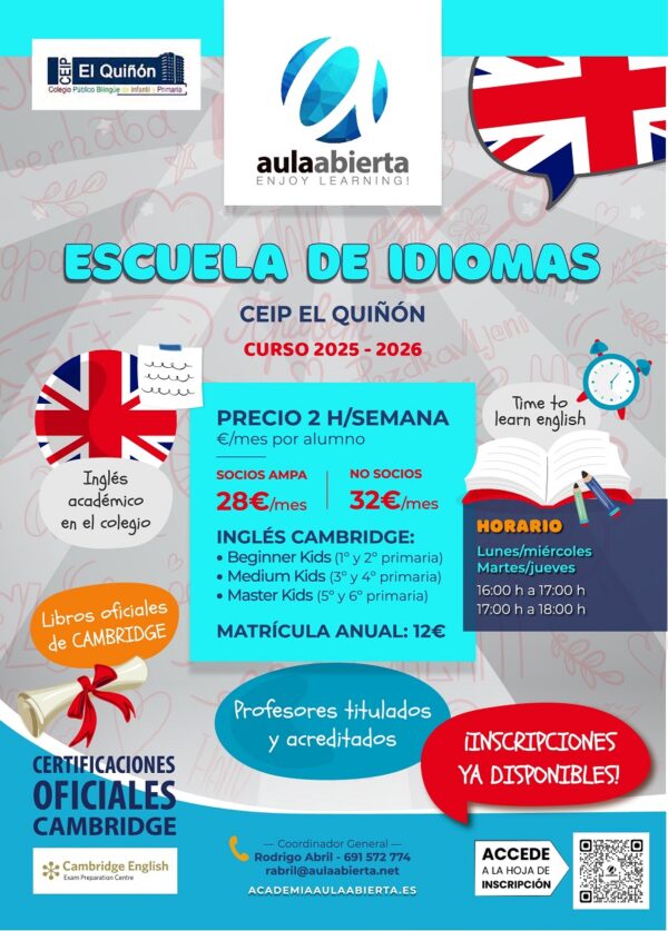 cartel-primaria-ceip-el-quinon-sesena-academia-aula-abierta-2025-2026_900