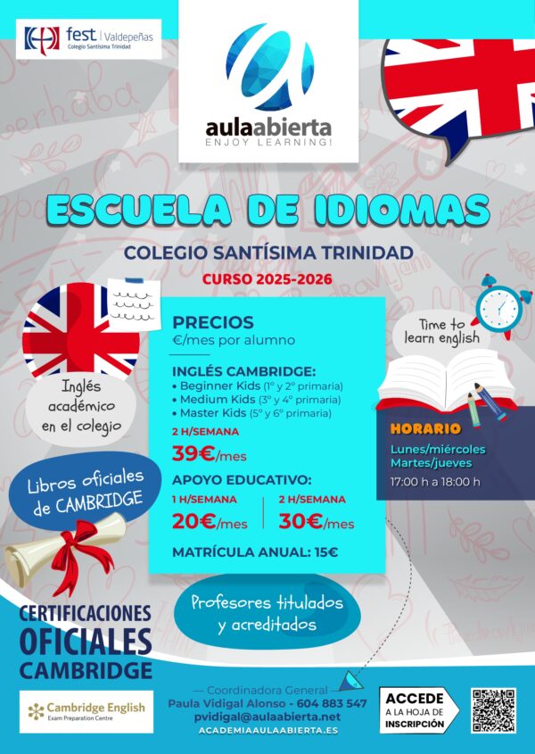 cartel-primaria-santisima-trinidad-academia-aul-abierta-2025-2026