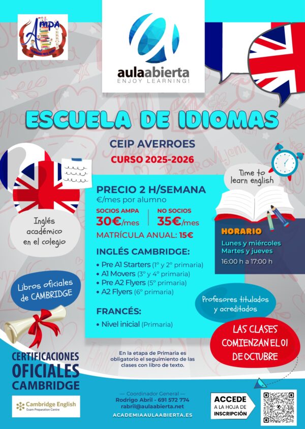 ceip-averroes-arroyomolinos-escuela-idiomas-primaria-2025-2026-academia-aula-abierta