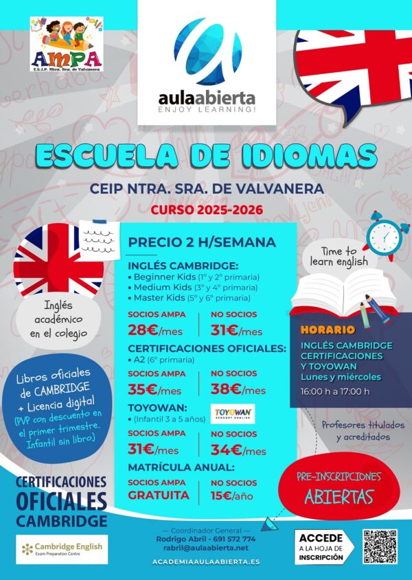 cartel-primaria-ceip-valvanera-san-sebastian-de-los-reyes-escuela-de-idiomas-ingles-2025-2026-academia-aula-abierta02_900