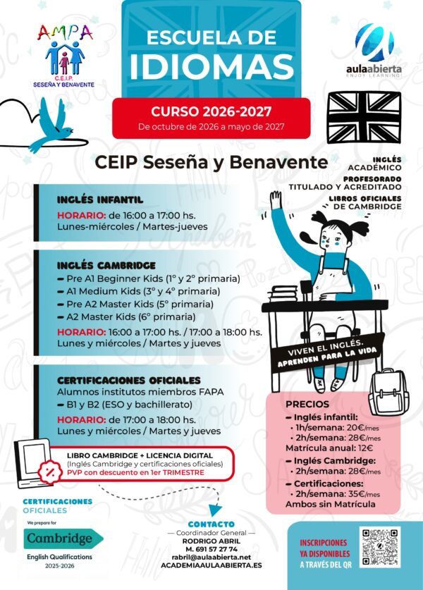 cartel-ceip-sesena-y-benavente-getafe-escuela-de-idiomas-inscripcion-anual-2026-2027-academia-aula-abierta_02